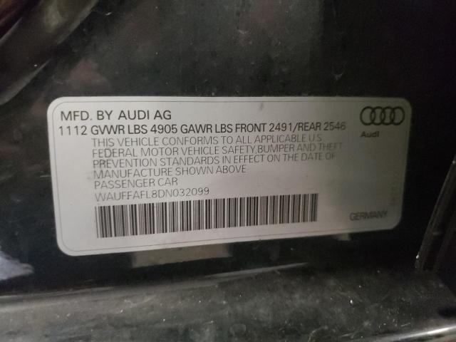 VIN WAUFFAFL8DN032099 2013 Audi A4, Premium Plus no.12