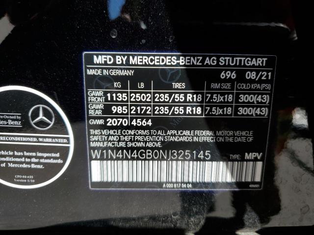 VIN W1N4N4GB0NJ325145 2022 Mercedes-Benz GLA-Class,... no.14