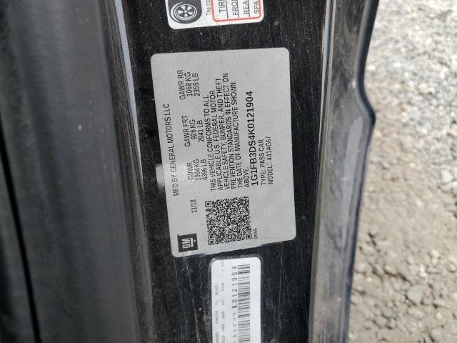 2019 Chevrolet Camaro Ls VIN: 1G1FB3DS4K0121904 Lot: 76163653