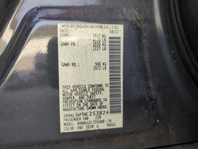 1N4AL3AP3HC253824 Nissan ALTIMA 2.5