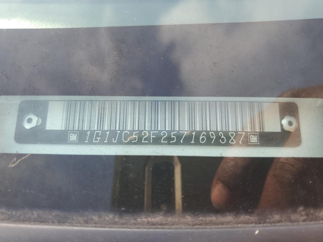 1G1JC52F257169387 2005 Chevrolet Cavalier 1G1JC52F257169387 2005 Chevrolet Cavalier