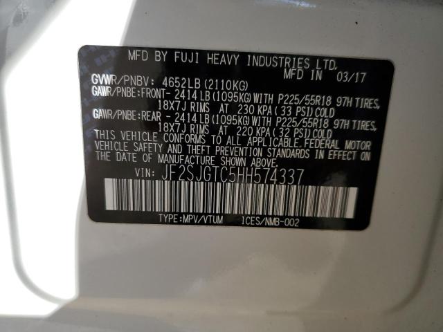 JF2SJGTC5HH574337 Subaru Forester 2.0xt Touring