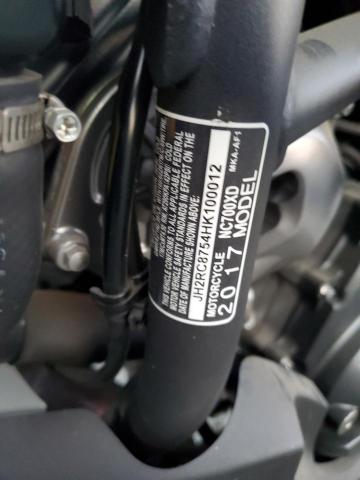 2017 HONDA NC700XD JH2RC8754HK100012