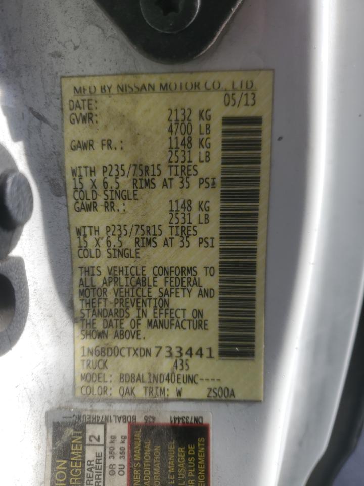 1N6BD0CTXDN733441 2013 Nissan Frontier S