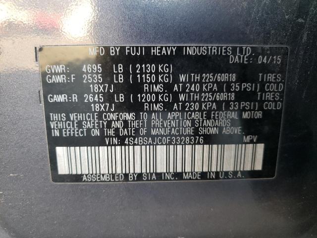 4S4BSAJC0F3328376 Subaru Outback 2.5i Limited