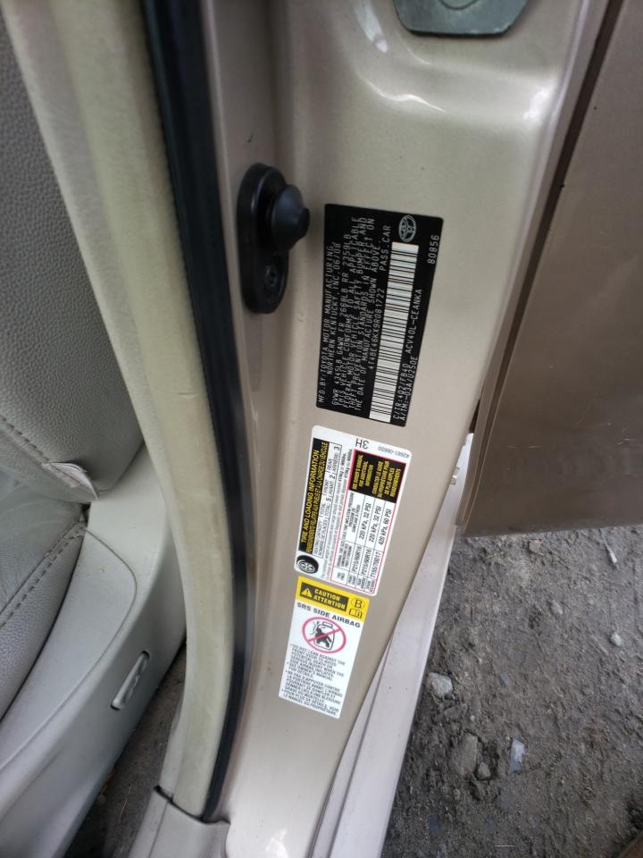 4T4BE46KX9R081722 2009 Toyota Camry Base 4T4BE46KX9R081722 2009 Toyota Camry Base