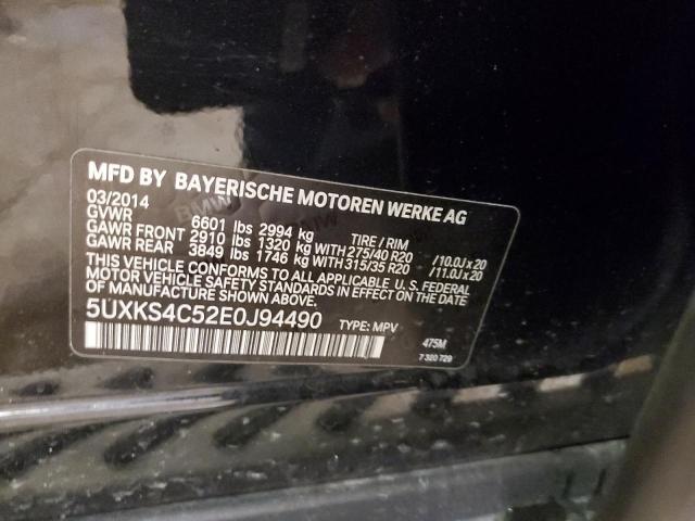 5UXKS4C52E0J94490 2014 BMW X5 - Image 12