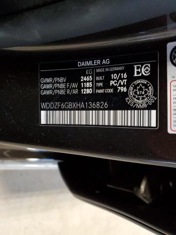 2017 MERCEDES-BENZ E 400 4MAT - WDDZF6GBXHA136826