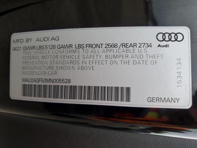 WAU2AGF50MN005528 Audi A5 PREMIUM 13