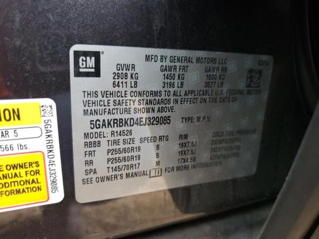 5GAKRBKD4EJ329085 | 2014 BUICK ENCLAVE