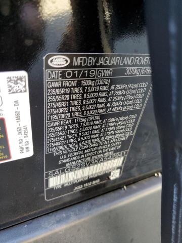 SALGS2SV3KA542941 Land Rover Range Rover Hse