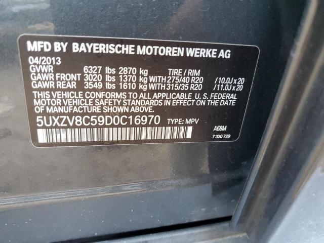 VIN 5UXZV8C59D0C16970 2013 BMW X5, Xdrive50I no.13