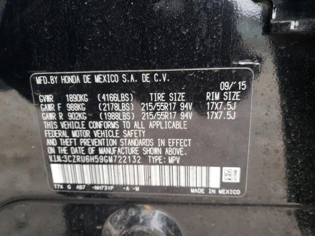 2016 HONDA HR-V EX - 3CZRU6H59GM722132
