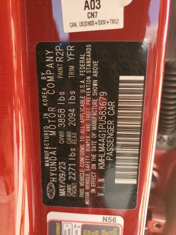 2023 HYUNDAI ELANTRA SE - KMHLM4AG1PU583679