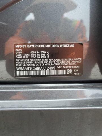 2019 BMW 330I - WBA5R1C58KAK12499