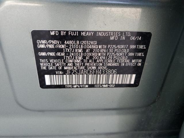 JF2SJABC6FH433806 Subaru Forester 2.5i