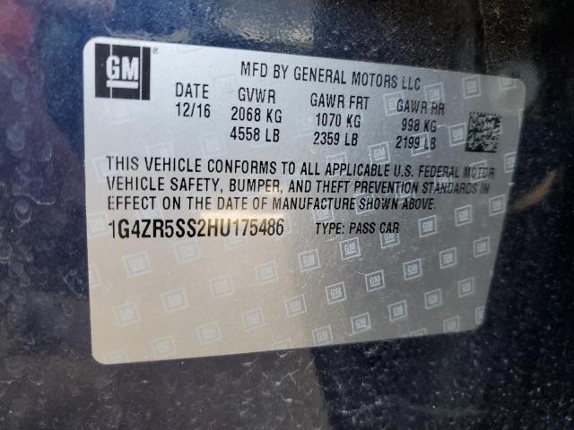 1G4ZR5SS2HU175486 Buick Lacrosse Premium