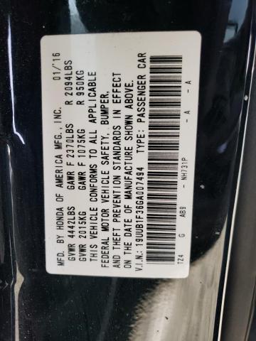 19UUB1F36GA007494 | 2016 ACURA TLX