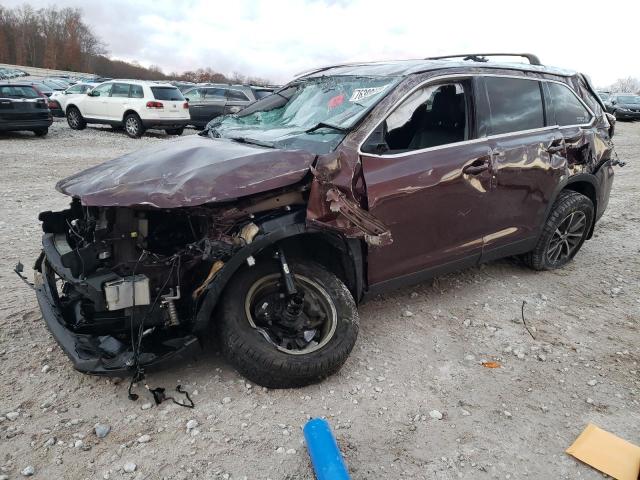 VIN 5TDJZRFH1KS739809 2019 Toyota Highlander, SE no.1