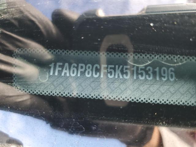 1FA6P8CF5K5153196 Ford MUSTANG GT