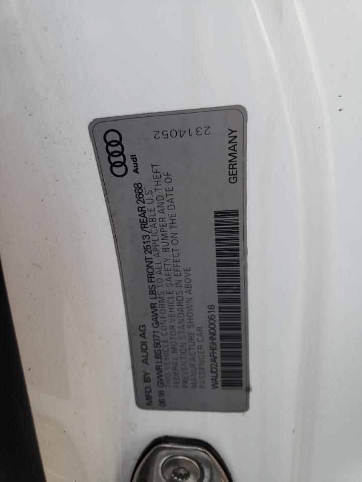 waud2afh8hn000516 WAUD2AFH8HN000516 2017 Audi A5 Sport
