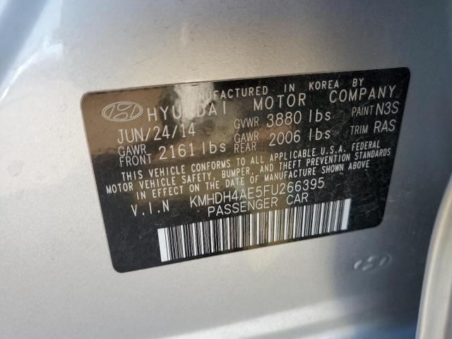 2015 HYUNDAI ELANTRA SE - KMHDH4AE5FU266395