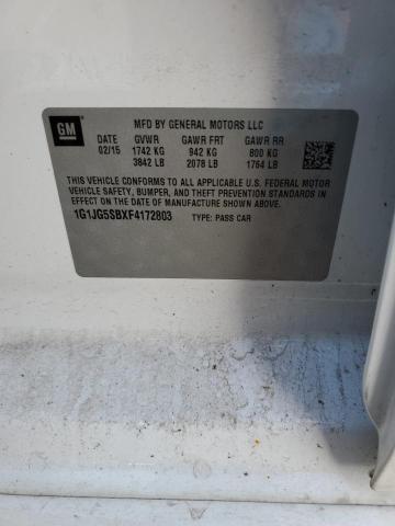 2015 CHEVROLET SONIC RS - 1G1JG5SBXF4172803