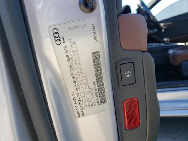 2017 AUDI A4 PRESTIG WAUFNAF40HN021146