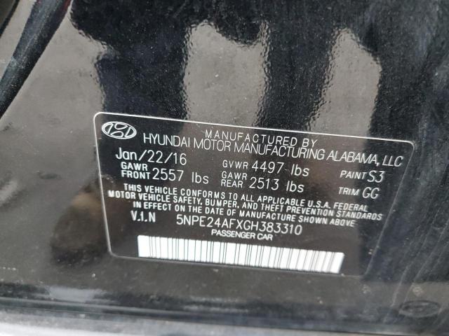 5NPE24AFXGH383310 | 2016 HYUNDAI SONATA SE