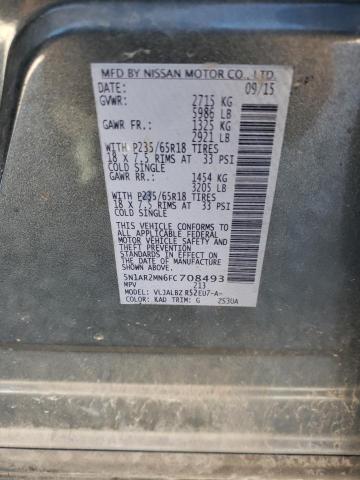 2015 NISSAN PATHFINDER - 5N1AR2MN6FC708493