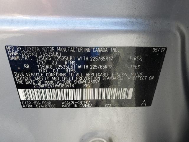 2017 TOYOTA RAV4 XLE - 2T3WFREV7HW380446