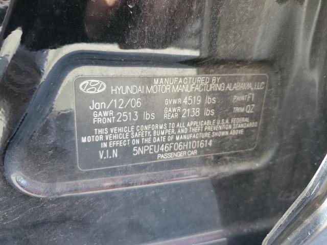 5NPEU46F06H101614 | 2006 Hyundai sonata gls