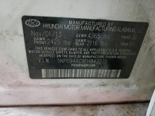 5NPEB4AC9EH843270 2014 Hyundai Sonata Gls