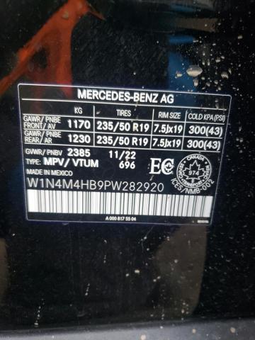 W1N4M4HB9PW282920 2023 Mercedes-Benz Glb 250 4Matic