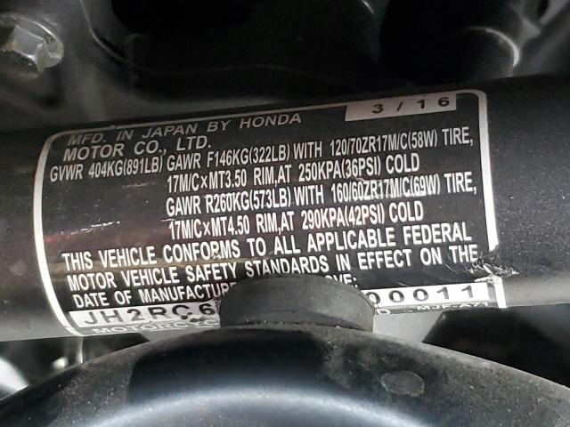2016 HONDA CTX700 ND JH2RC6857GK200011