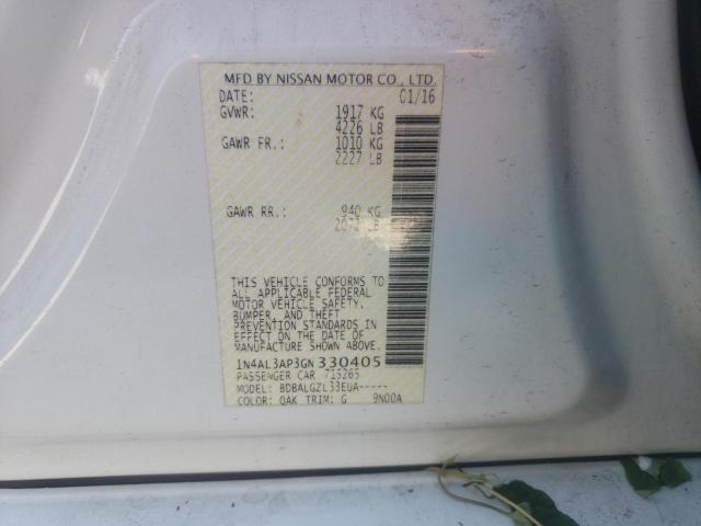 1N4AL3AP3GN330405 Nissan ALTIMA 2.5