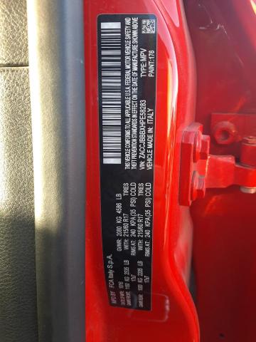 ZACCJBBBXHPE58283 Jeep Renegade Latitude