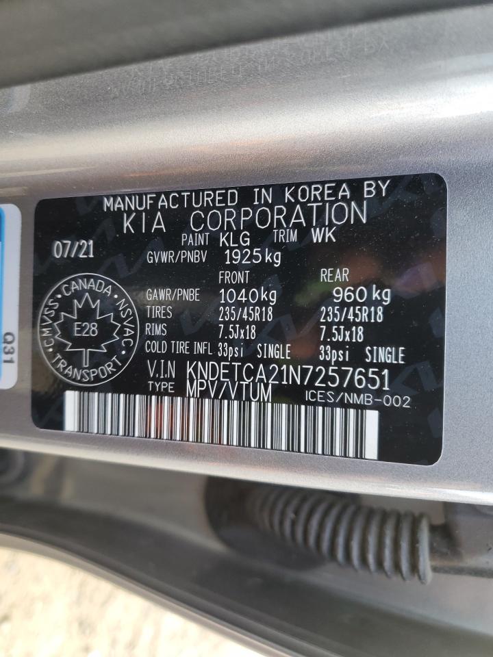 KNDETCA21N7257651 2022 Kia Seltos Sx