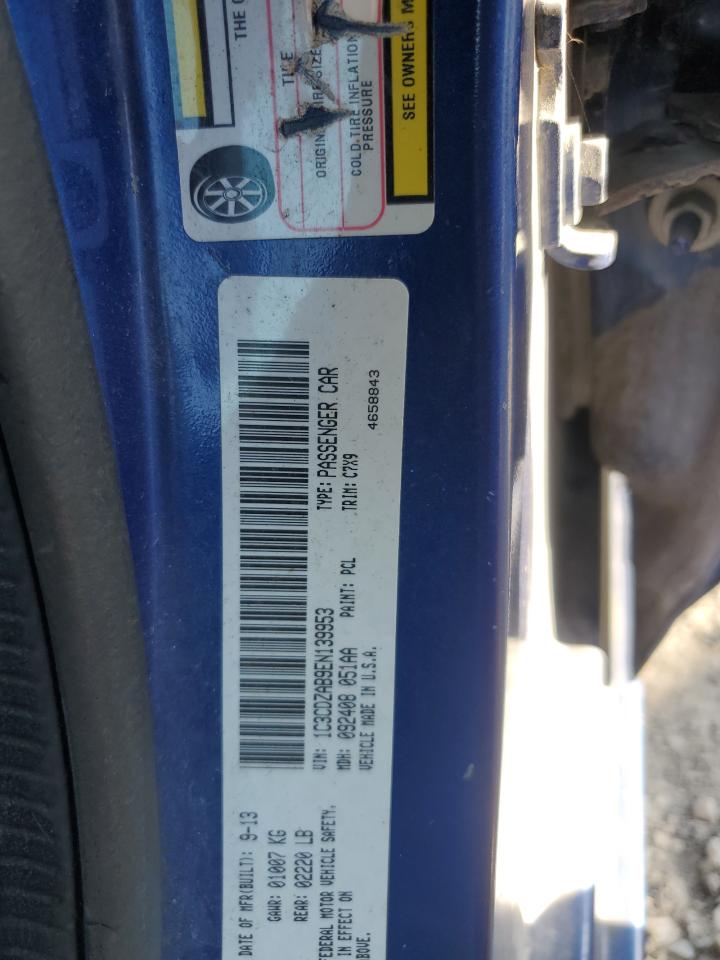 1C3CDZAB9EN139953 2014 Dodge Avenger Se