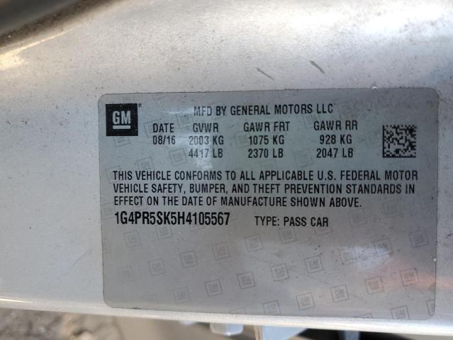 1G4PR5SK5H4105567 | 2017 BUICK VERANO SPO