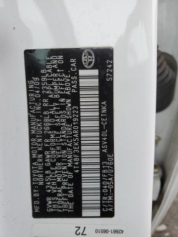 Image 12 of 2010 Toyota Camry salvage vehicle - Lot #75740973 at Copart