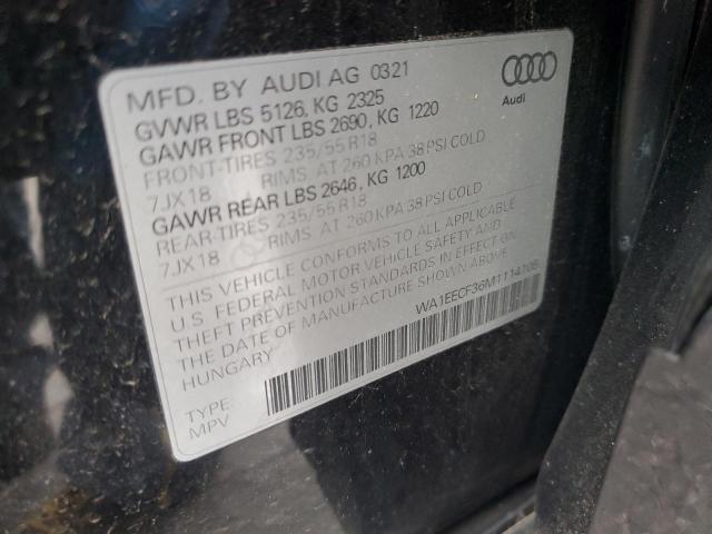 WA1EECF36M1114105 | 2021 AUDI Q3 PREMIUM