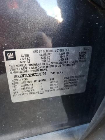 2017 GMC ACADIA ALL 1GKKNTLS2HZ268729