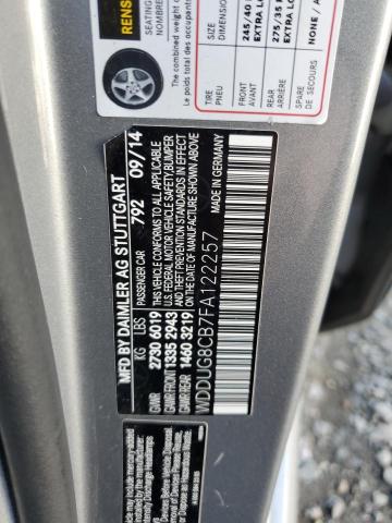 WDDUG8CB7FA122257 Mercedes-Benz S 550