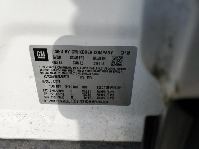 KL4CJASB8KB885774 Buick Encore PRE 10