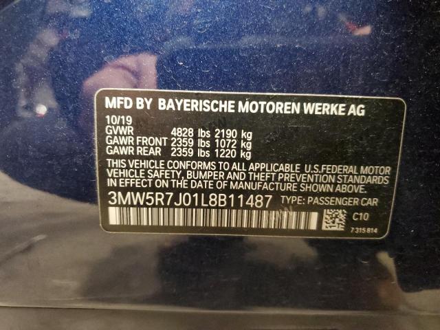 3MW5R7J01L8B11487 BMW 330XI