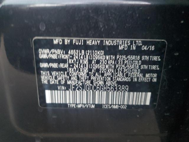 JF2SJGDC6GH563389 | 2016 SUBARU FORESTER 2