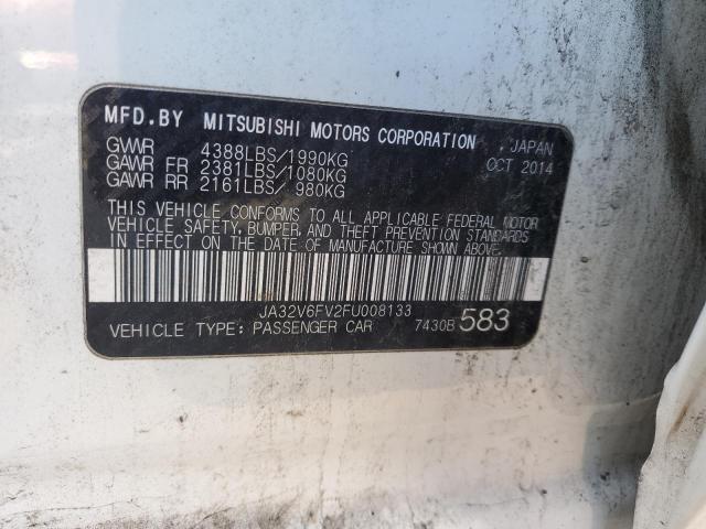 2015 MITSUBISHI LANCER RAL JA32V6FV2FU008133