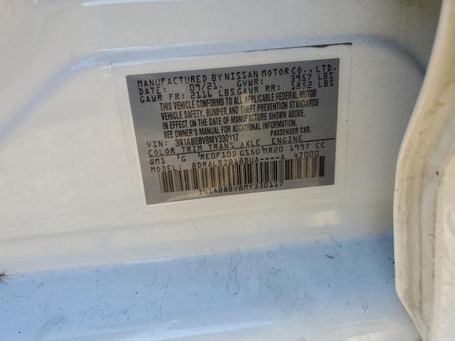 2021 NISSAN SENTRA S - 3N1AB8BV8MY330117