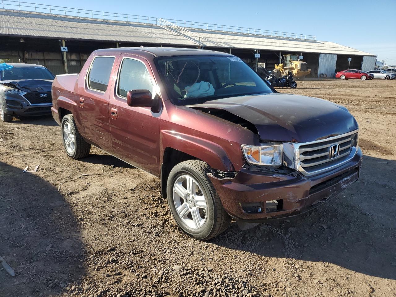 2013 Honda Ridgeline Rtl vin: 5FPYK1F5XDB018834